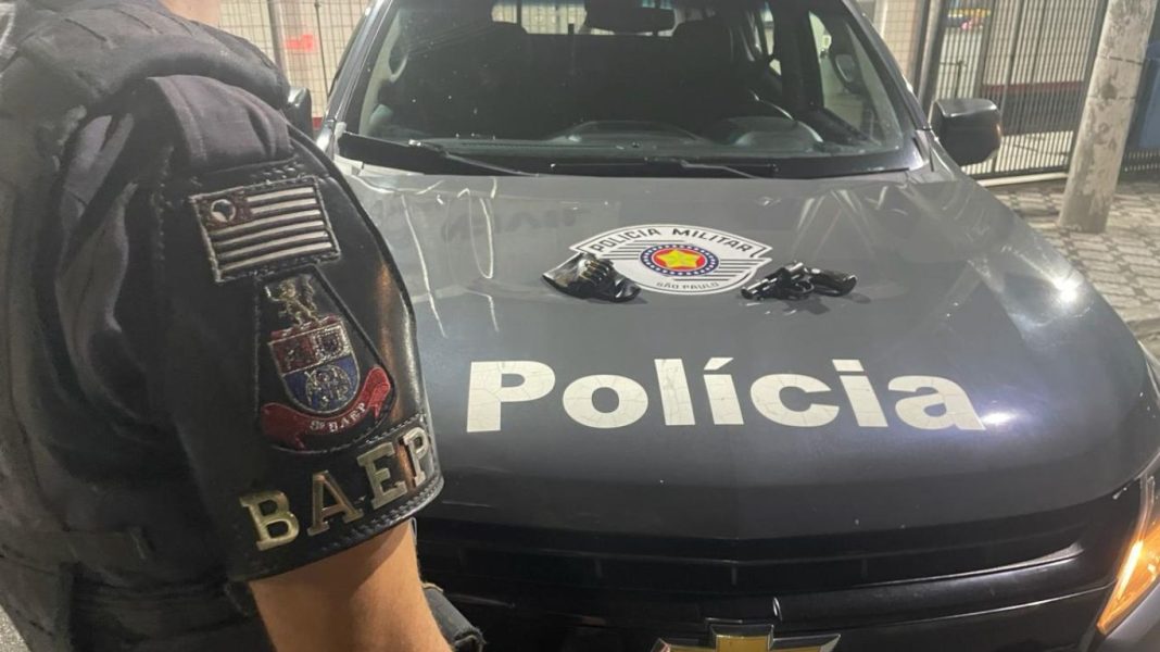BAEP realiza prisão por porte ilegal de arma de fogo em Taubaté